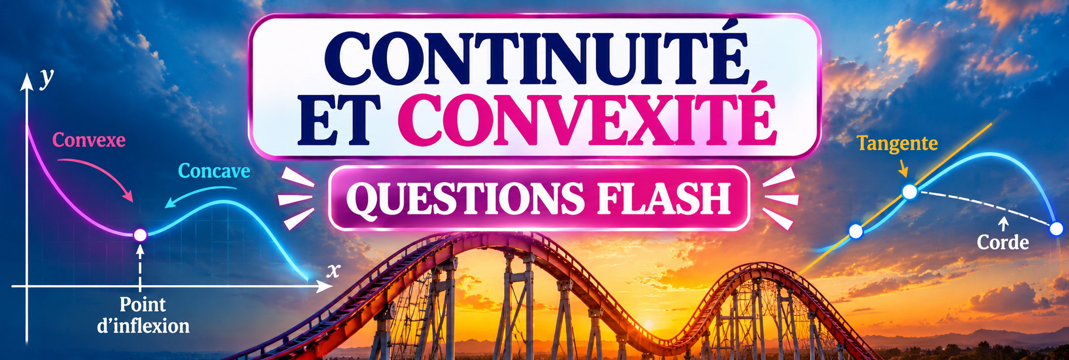 Bandeau Questions flash — continuité et convexité