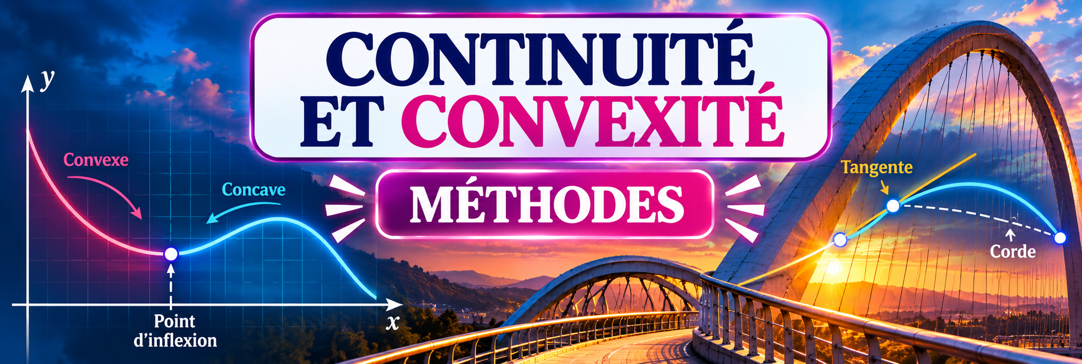 Bandeau Méthodes sur la continuité et la convexité