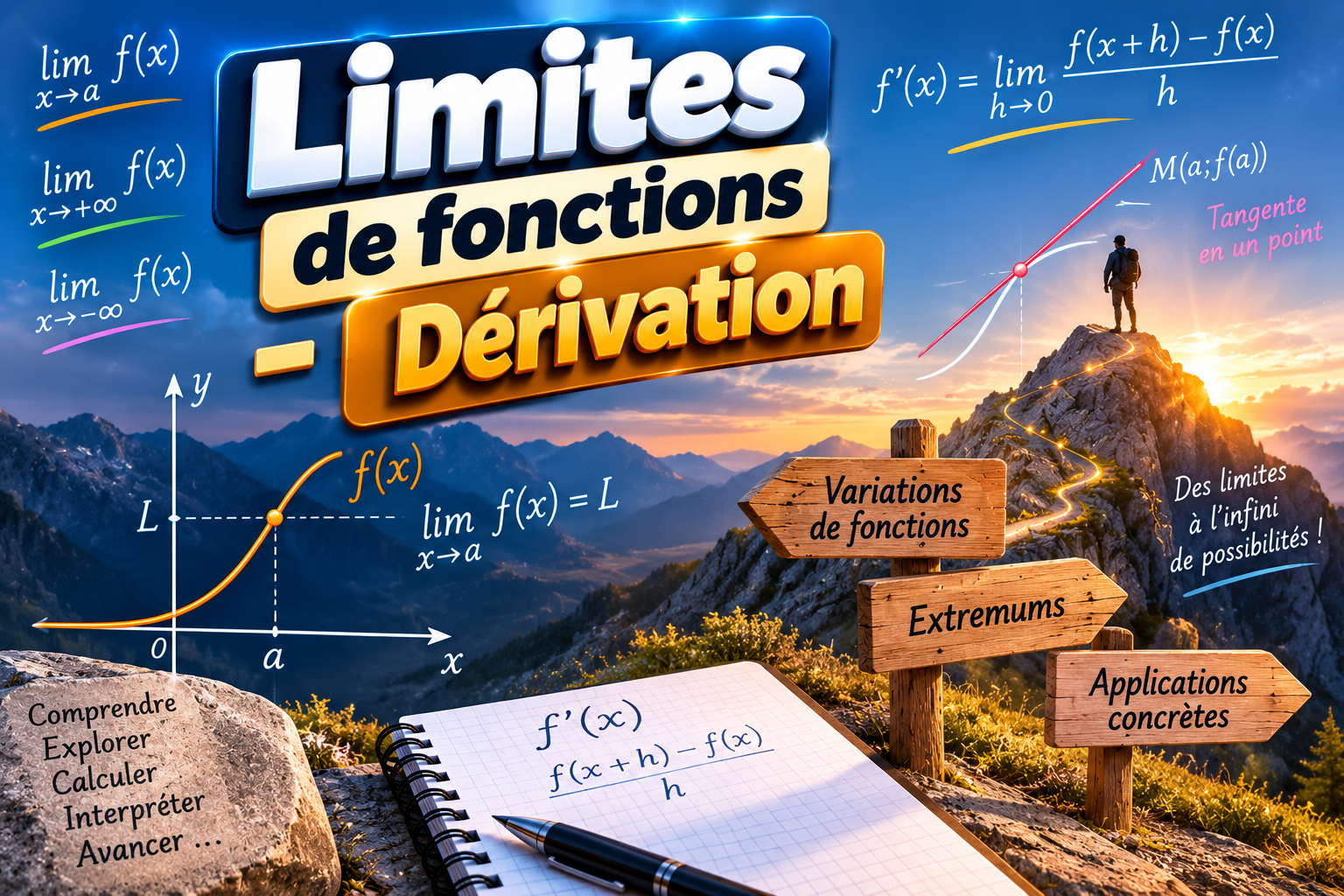 Limites de fonctions et dérivation