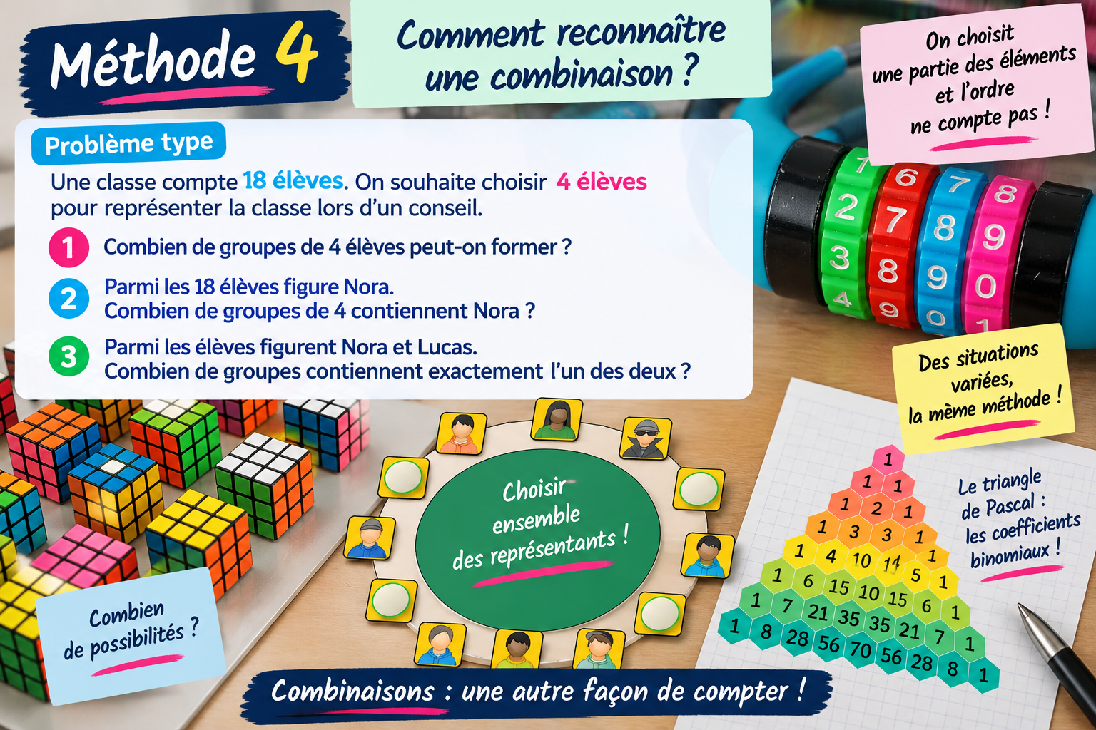 Méthode 4 : reconnaître une combinaison